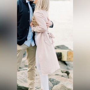 Pale Pink Duster Jacket